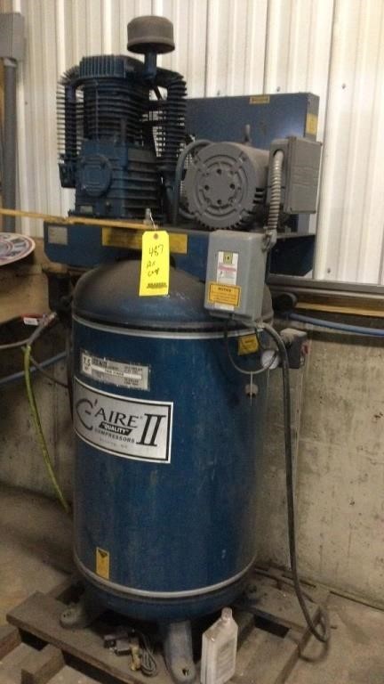 C-AIRE II UPRIGHT 2 STAGE AIR COMPRESSOR