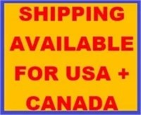 WE SHIP TO CANADA  AND U.SA. - PLEASE READ!!!