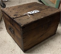 Antique Dovetailed Wood Box Crate