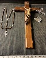 Vintage Rosary Religious Cross