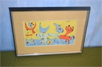 1956 Joan Miro Original lithograph