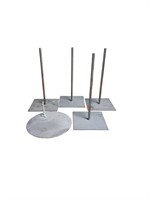 (5) Metal Mannequin Stand Bases
