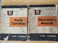 Oliver 7600 Combine Parts & Operator's Manual