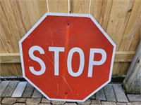 Stop Sign, one sided, metal, 36"