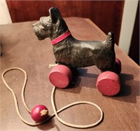 Hubley Scottie Dog Pull Toy