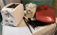 Toaster, Juicer, Forman Grill