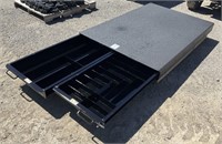 RIMROCK, MFG. 6'x4' Layflat Steel Toolbox