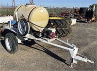 Custom 150g Poly Tank Spray Trailer