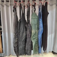 J2 6Pc Snow pants Hunting Bib overalls large / XL