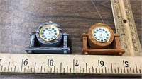 2 Mini Solida Quartz clocks