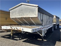 (DMV) Set of 1960 BROWN Alu. Hopper Trailers