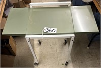 Rolling Table Cart Fold Down Sides
