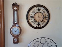 Springfield barometer and a Westminster wall