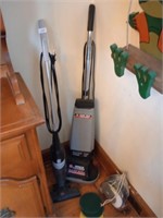 Hoover floormax and a Bissell stock vac. Bissell