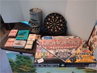 Group of games including sealed Monopoly