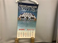 Toronto Maple Leafs 1977 to 78 calendar