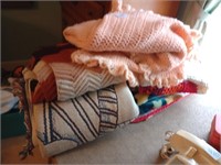 Great lot of afghans and blankets. Will need to