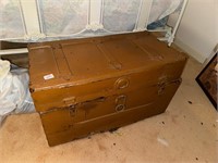 Antique Trunk. Lid is off