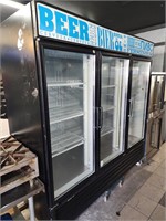 TurboAir 3 Glass Door Refrigerator (TGM-72RSB)