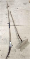 B2 2pc Hand Tools: 13' Pole Pruner, 8' Ditch scoop