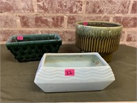 Mid Century Planter Lot