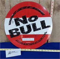 No Bull Metal Sign (Winston King)