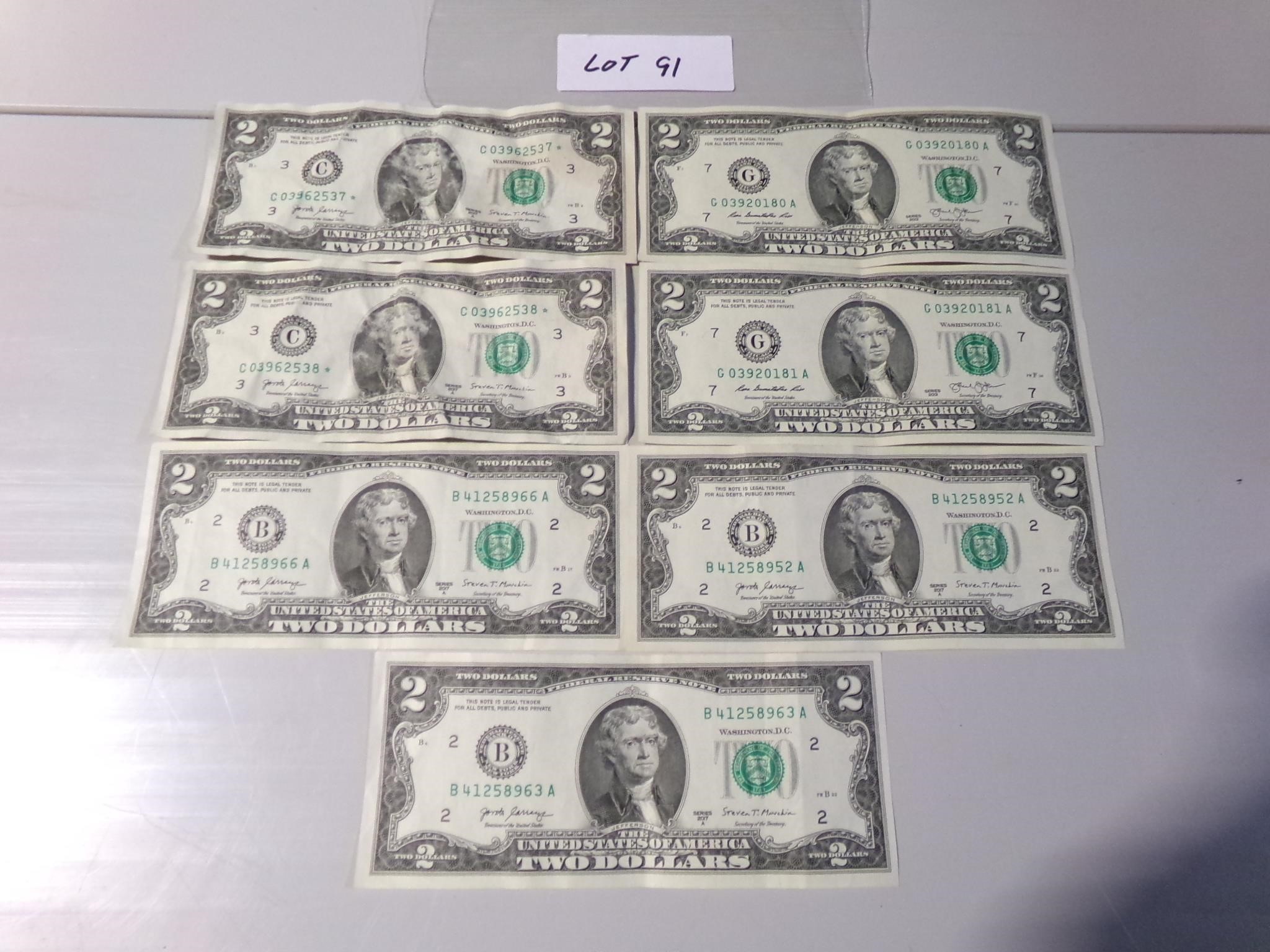$2 Bills