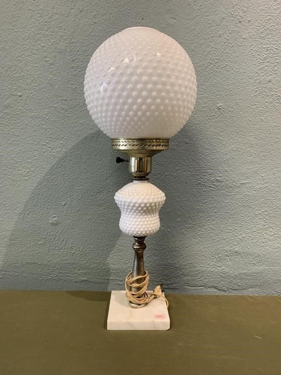 Hobnail Lamp