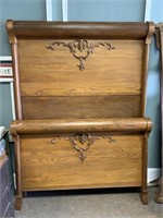 Antique Oak Bed