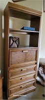 3 drawer Drop front desk / bookcase - Aprx