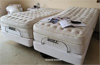 2 twin or together King air beds, wall huggers