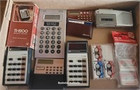 Box calculators & GE microcassette