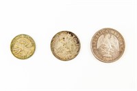Coin 3 Rare Mexico Coins-1883+1904+1920 Centavos