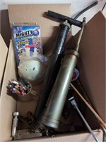 Pump, grease gun, fix it, caulk gun, misc