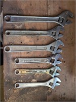 6 adjustable crescent wrenches