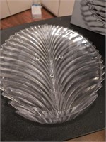 Papyrus collection crystal 12 inch platter