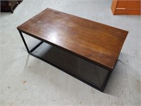 Coffee table metal tube base