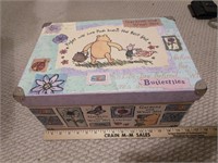 Winnie the Pooh storage box and contents