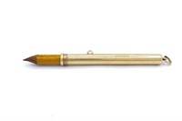 Edwardian 9ct gold pencil by Sampson Mordan