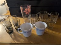 Misc glasses and mugs