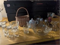Misc glassware and matches