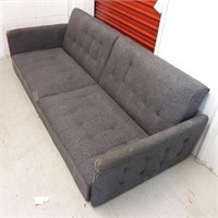 Futon gray fabric missing 2 legs