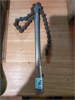 Crescent chain and strap wrench