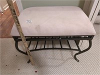 Metal stool/bench 25x17x20