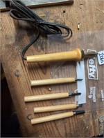 Sautering gun and whittling tools