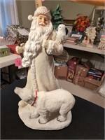 Large Santa and polar bear bottom cracked