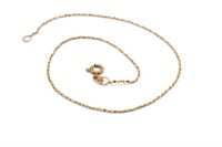 10ct Rose gold chain anklet / bracelet