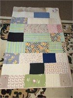 Quilt w damage and stains