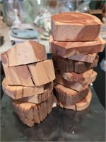 Cedar wood pieces