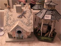 Birdhouse and gazebo candleholder